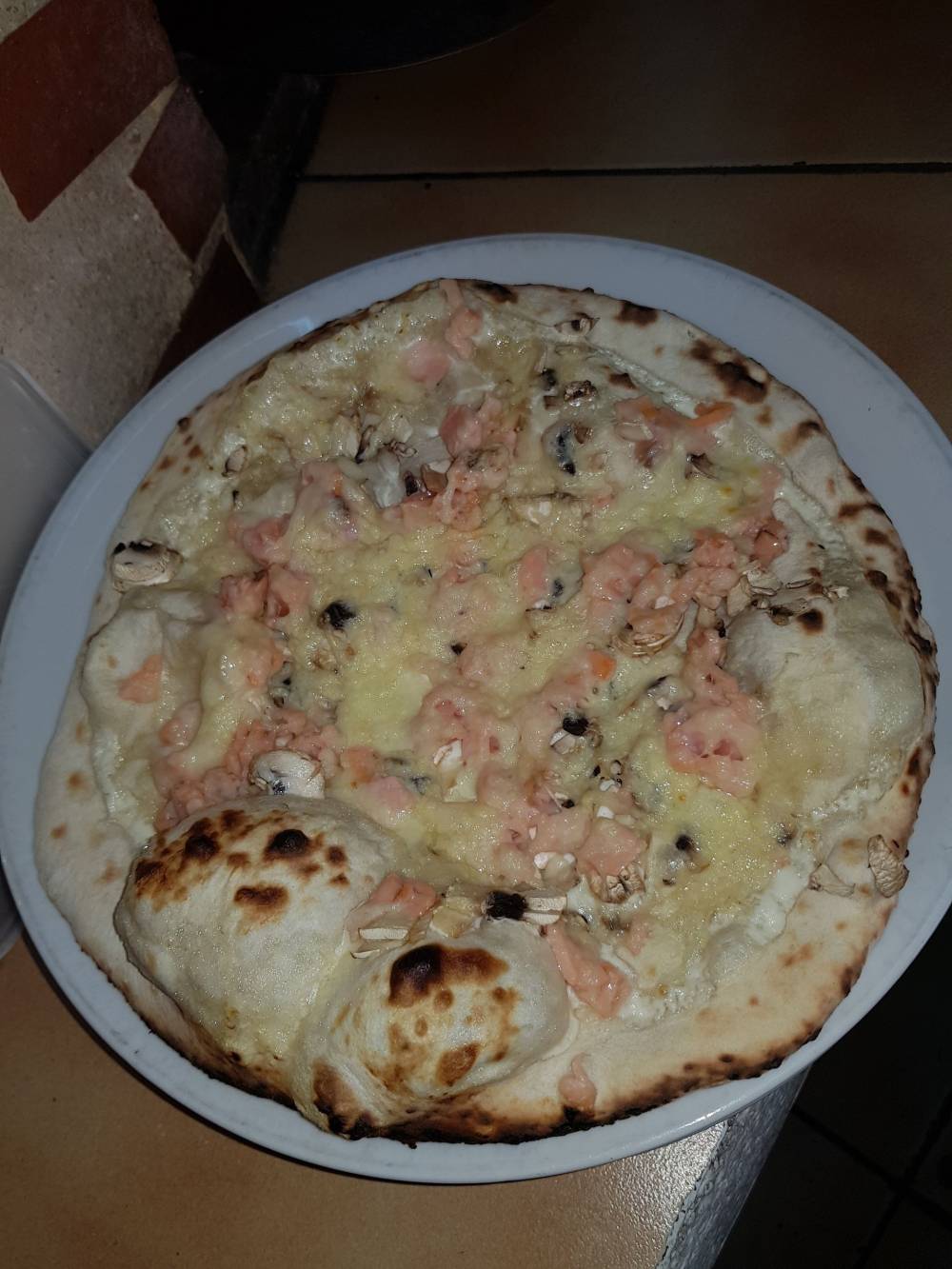 Pizza saumon