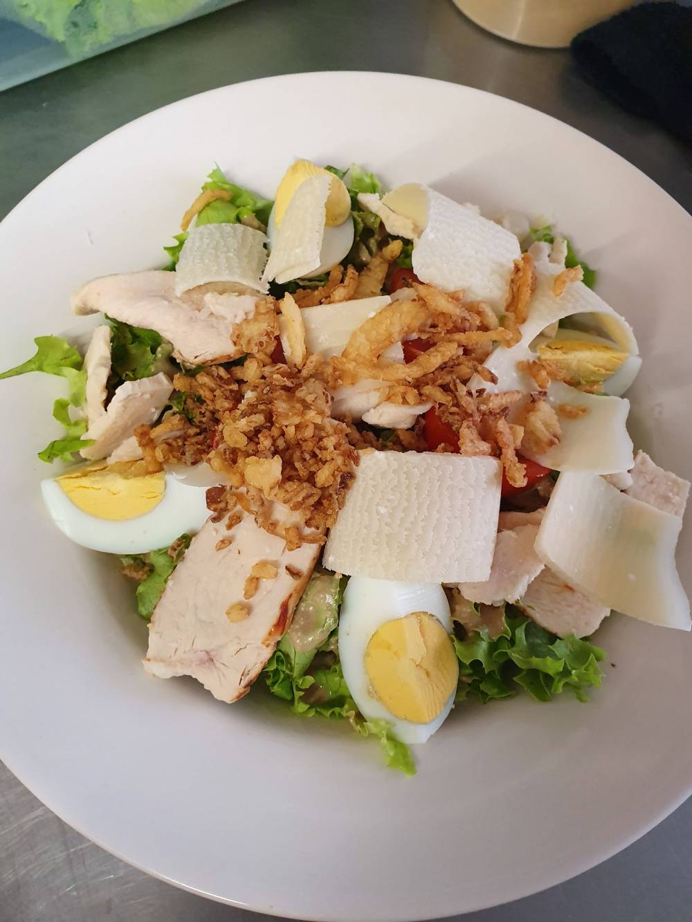 Salade composé oeuf